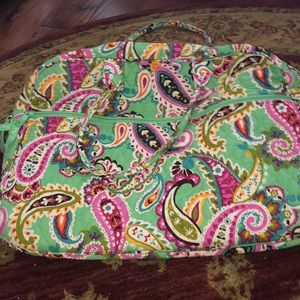VERA BRADLEY MINT WEEKENDER BAG